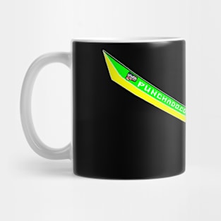 Katana with Blank Text, v. Code Lime Yellow Mug